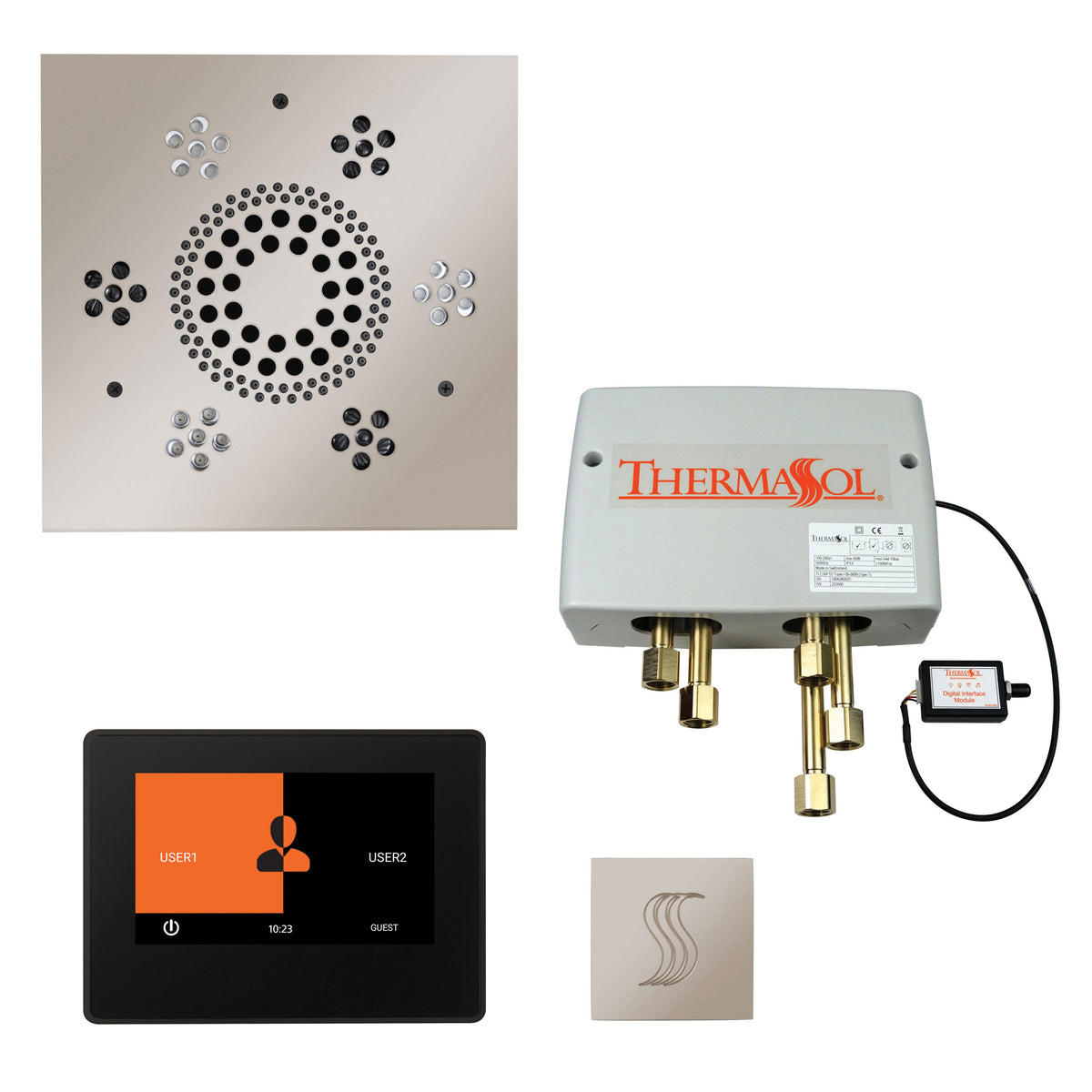 Wellness - Steam Shower Package with Square Trim