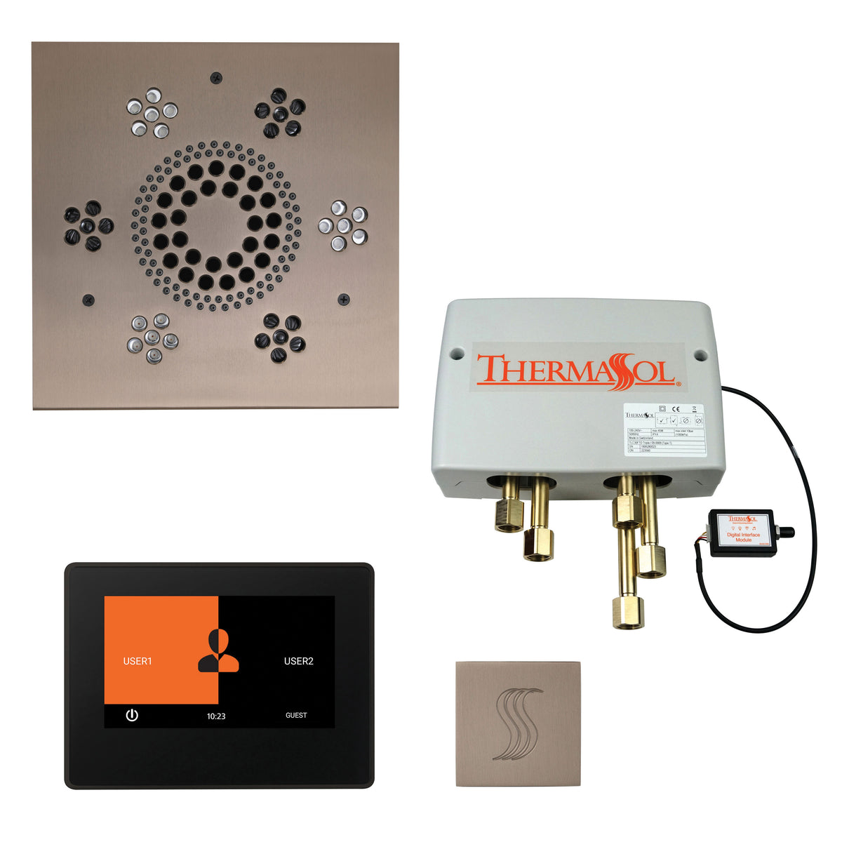 Wellness - Steam Shower Package with Square Trim