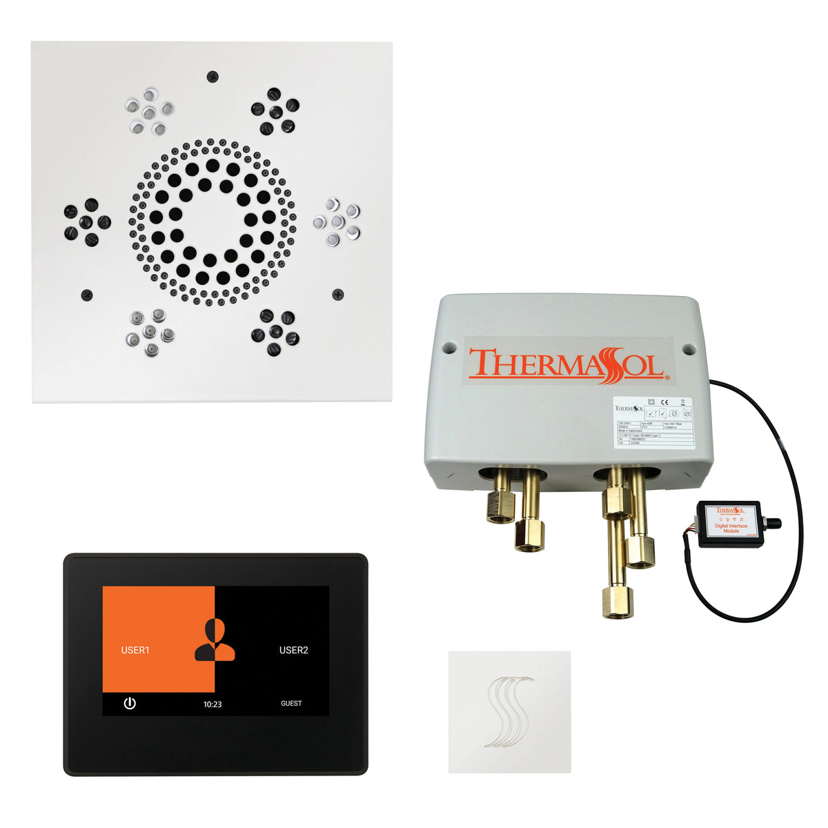 Wellness - Steam Shower Package with Square Trim
