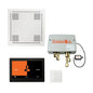 THERMASOL® TWPH10US-WHT Wellness Total HydroVive Package With Square Trim, LCD Display, Touch Screen Panel, White, For Use With TFX, SSA and PRO Series Steam Generators