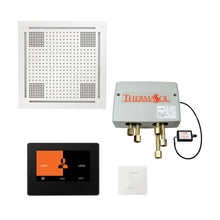THERMASOL® TWPH7S-WHT Wellness Total HydroVive Package With Square Trim, LCD Display, Touch Screen Panel, White, For Use With TFX, SSA and PRO Series Steam Generators