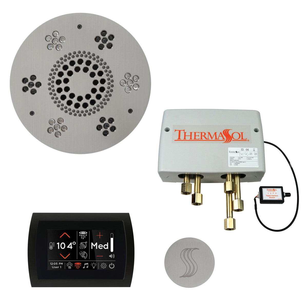 Wellness - Steam Shower Package with Round Trim - Twpsr