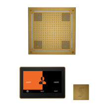 THERMASOL® WHSTP10S-AB Wellness HydroVive Steam Package, LCD Display, Touch Screen Panel, Antique Brass, For Use With TFX, SSA and PRO Series Steam Generators