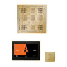 THERMASOL® WHSTP10S-PB Wellness HydroVive Steam Package, LCD Display, Touch Screen Panel, Polished Brass, For Use With TFX, SSA and PRO Series Steam Generators