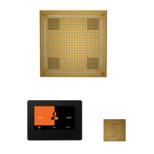 THERMASOL® WHSTP7S-AB Wellness HydroVive Steam Package, LCD Display, Touch Screen Panel, Antique Brass, For Use With TFX, SSA and PRO Series Steam Generators