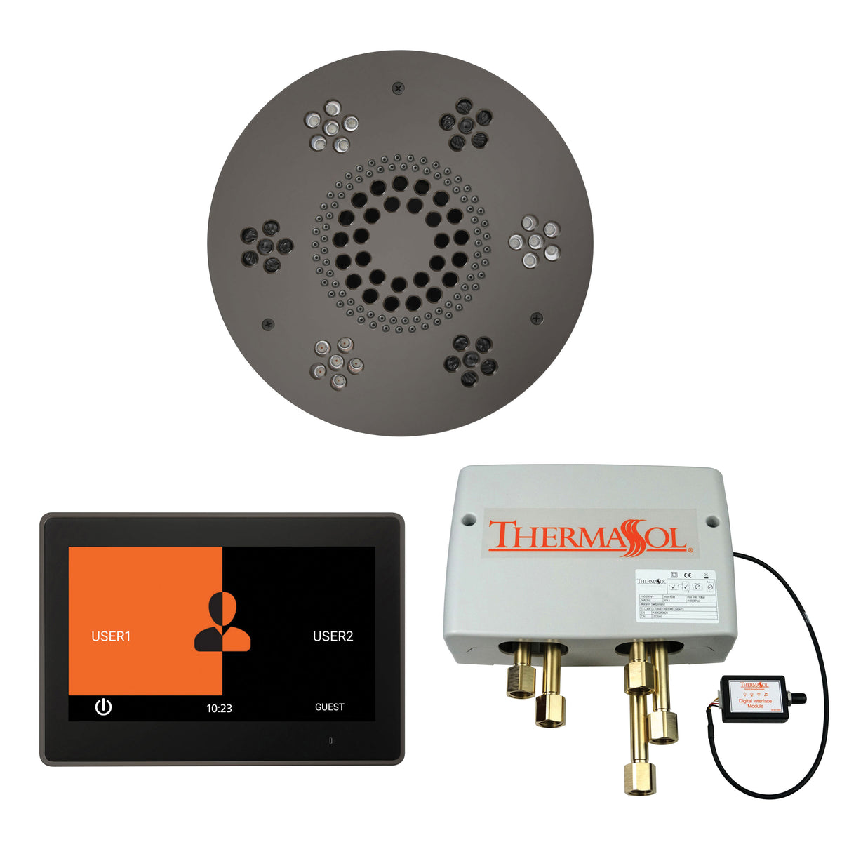 Wellness - Shower Package with Trim - Ceiling Mount - WSP10R