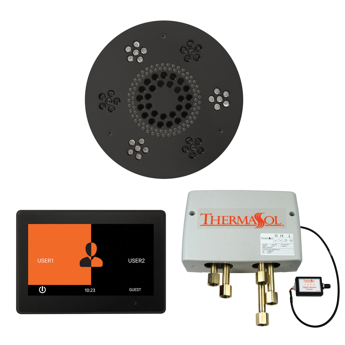 Wellness - Shower Package with Trim - Ceiling Mount - WSP10R
