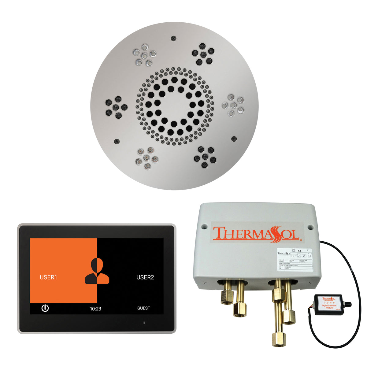 Wellness - Shower Package with Trim - Ceiling Mount - WSP10R