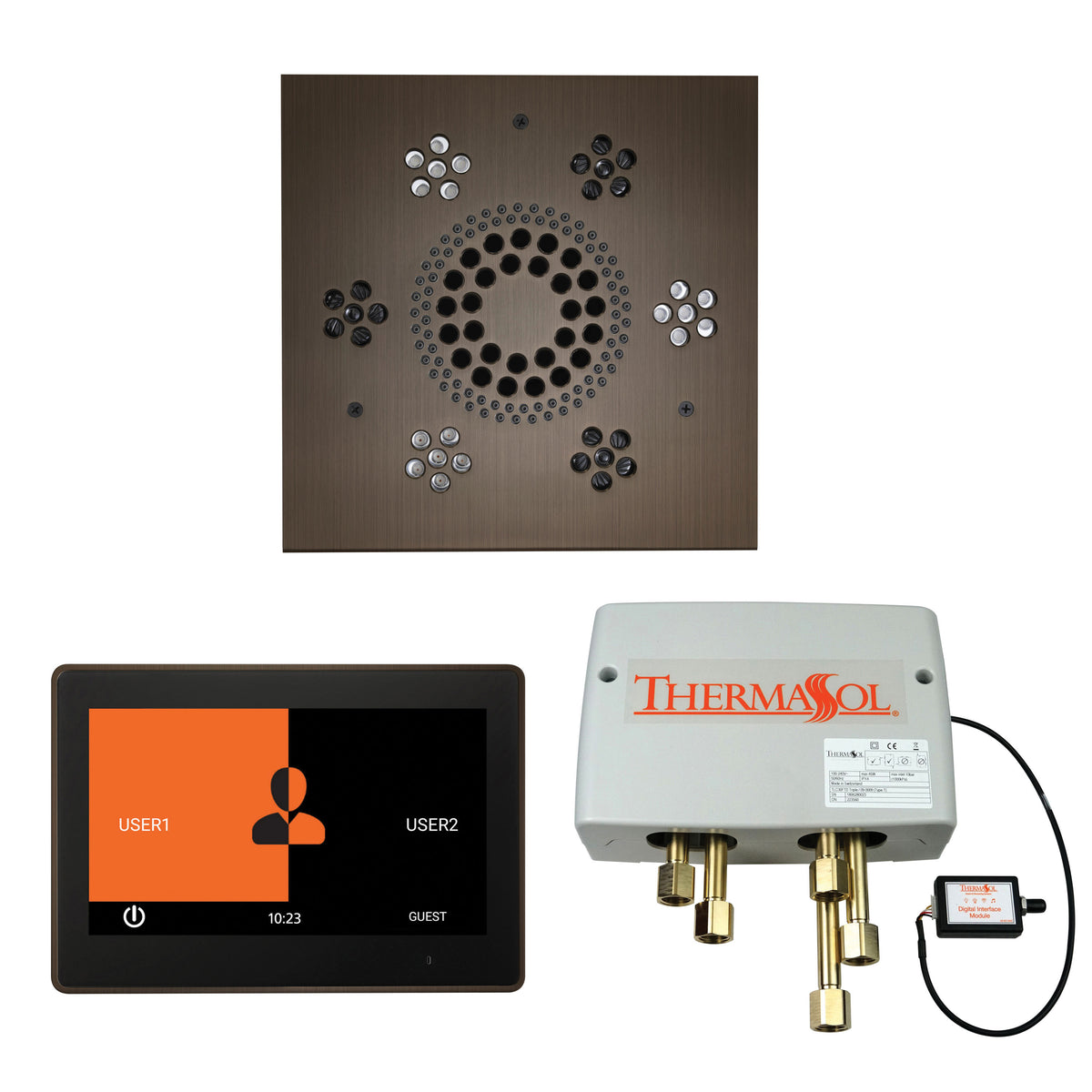 Wellness - Shower Package with Trim - Ceiling Mount - WSP10S