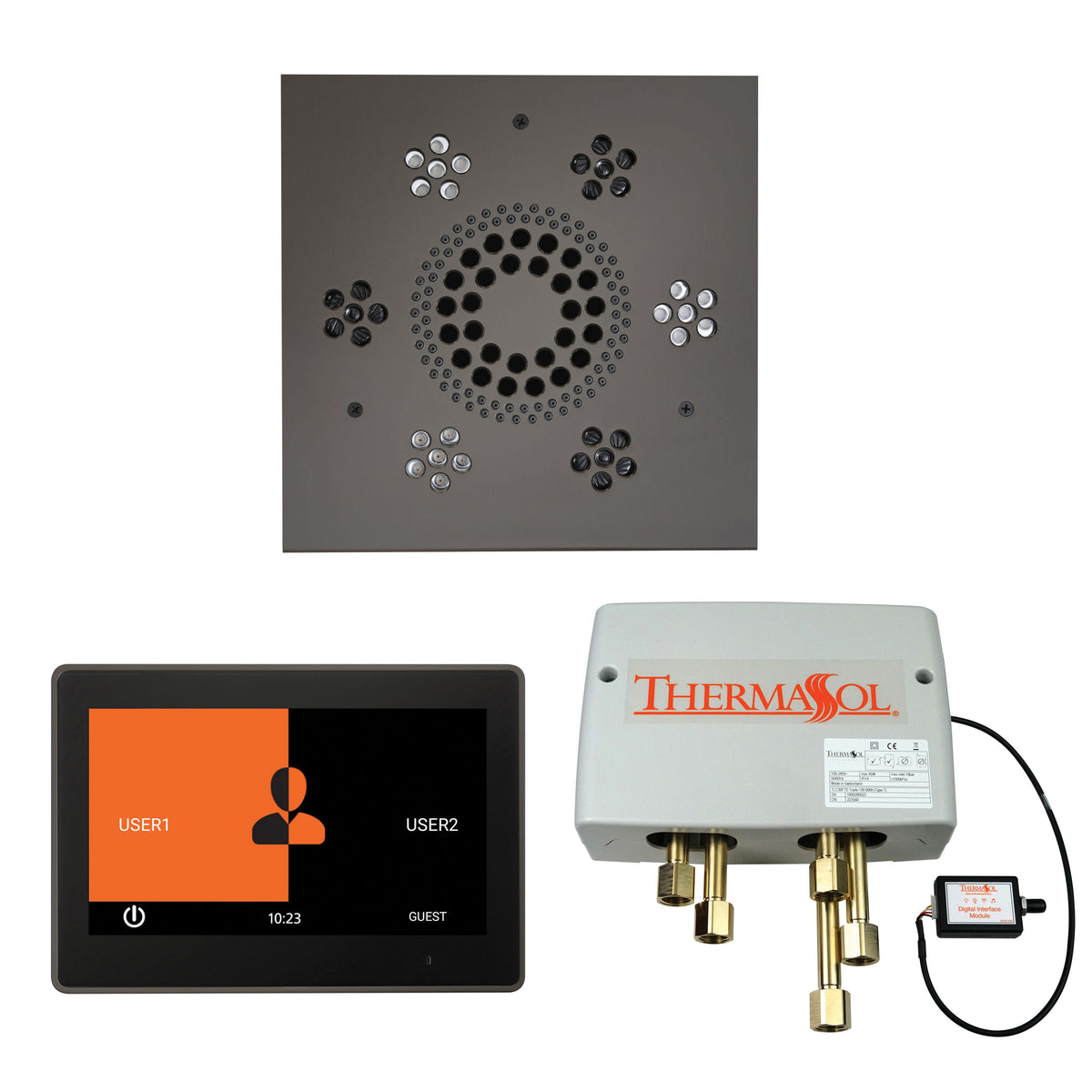 Wellness - Shower Package with Trim - Ceiling Mount - WSP10S