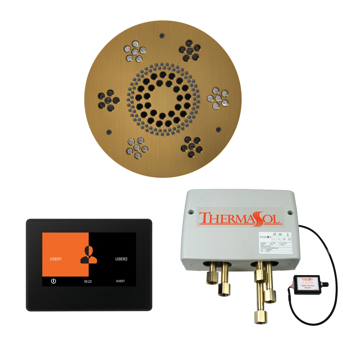 Wellness - Shower Package with Trim - Ceiling Mount - WSP7R