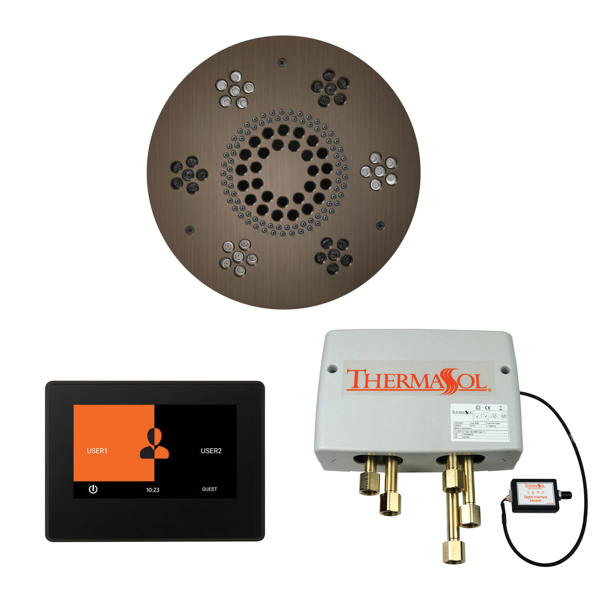 Wellness - Shower Package with Trim - Ceiling Mount - WSP7R