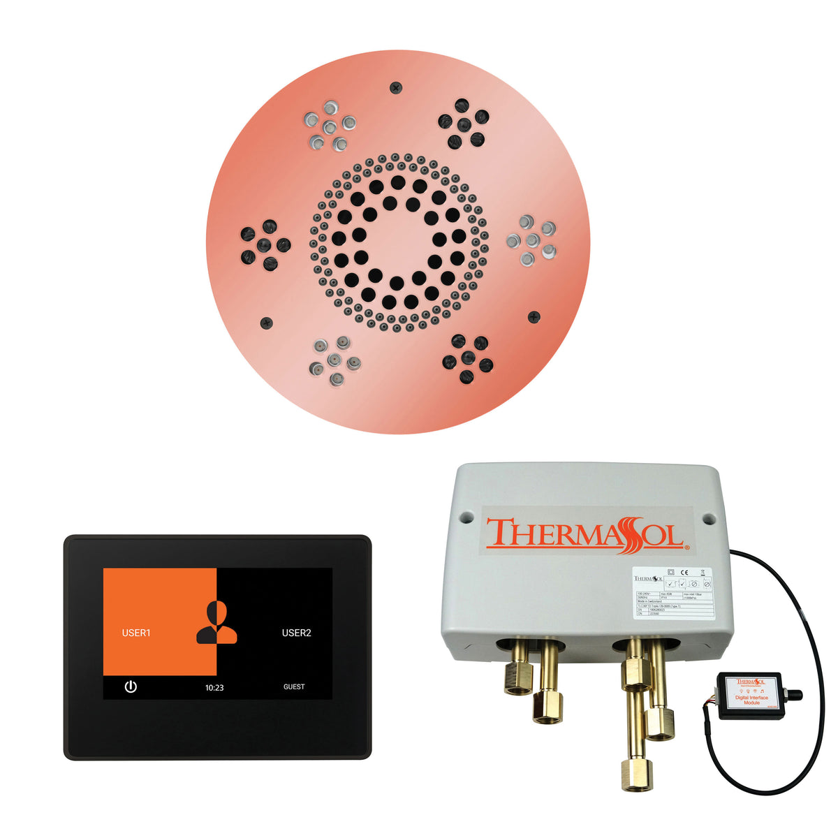 Wellness - Shower Package with Trim - Ceiling Mount - WSP7R