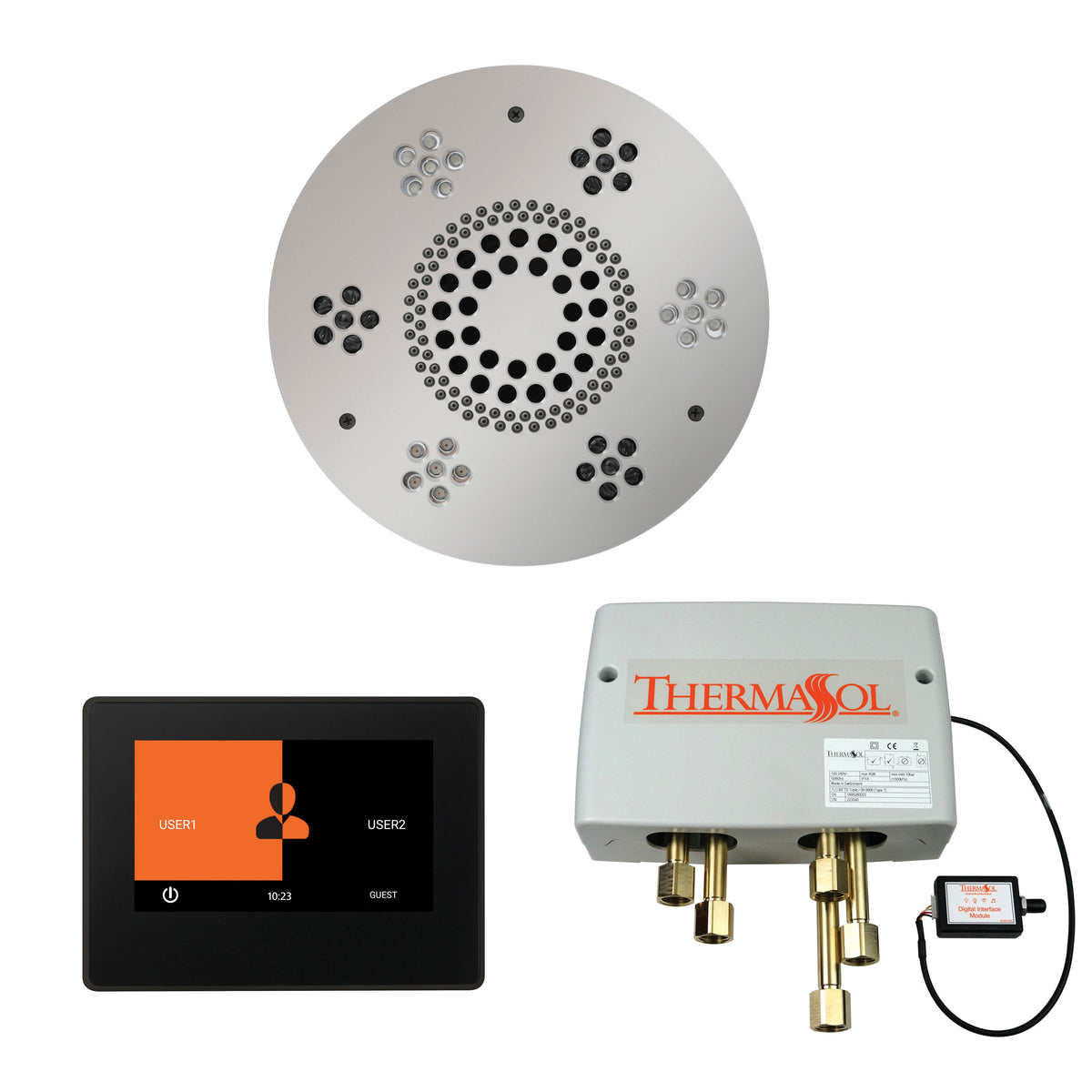 Wellness - Shower Package with Trim - Ceiling Mount - WSP7R