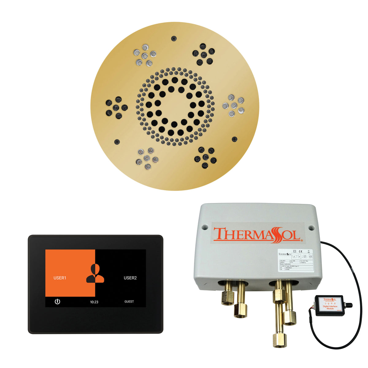 Wellness - Shower Package with Trim - Ceiling Mount - WSP7R