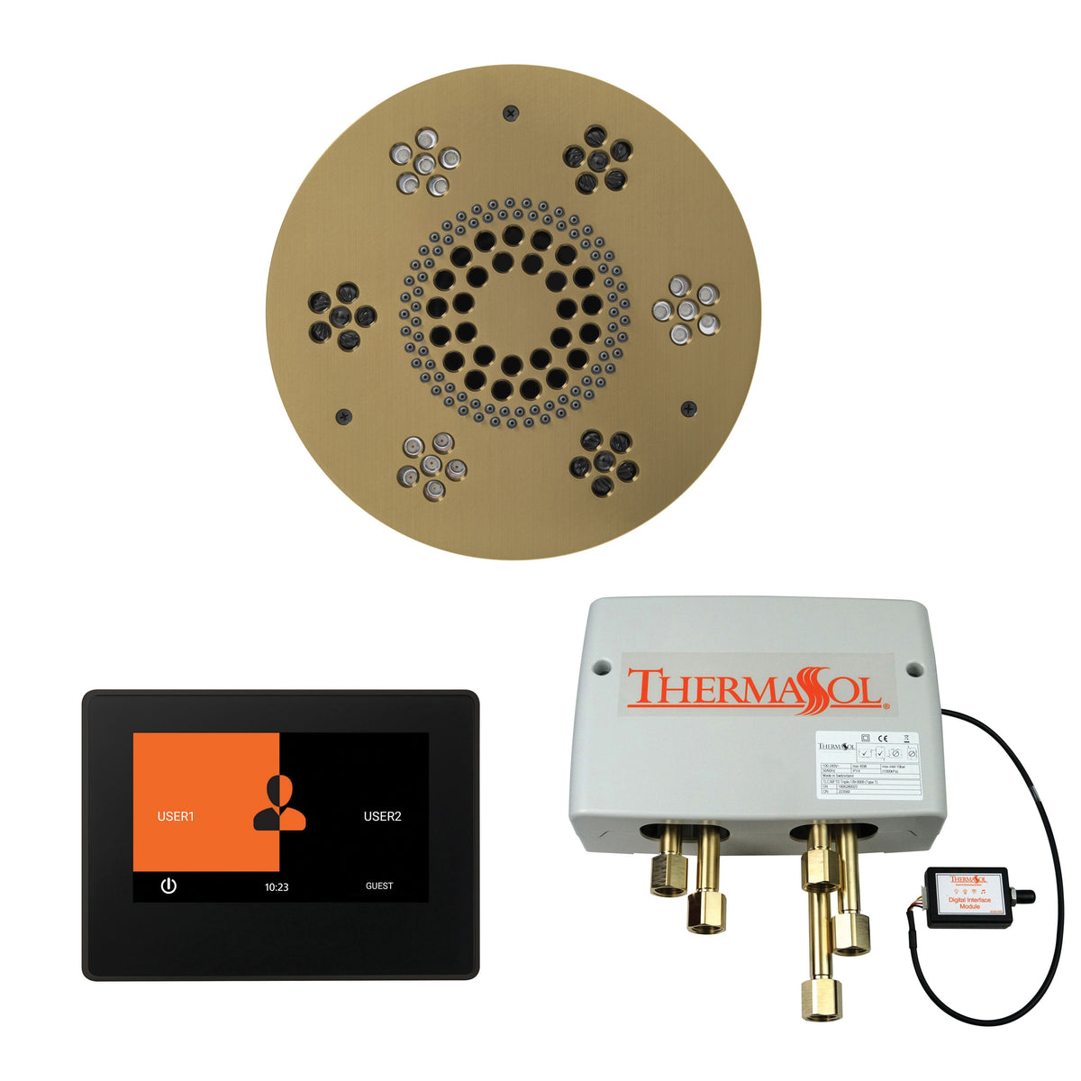 Wellness - Shower Package with Trim - Ceiling Mount - WSP7R