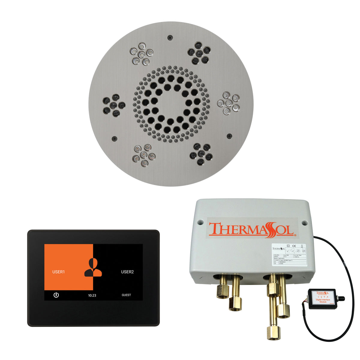 Wellness - Shower Package with Trim - Ceiling Mount - WSP7R