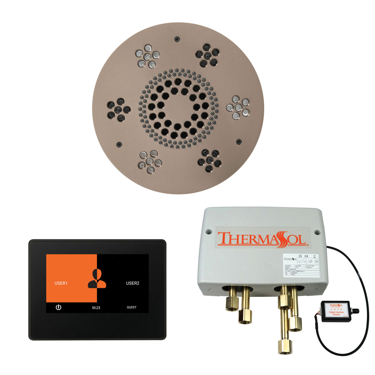 Wellness - Shower Package with Trim - Ceiling Mount - WSP7R