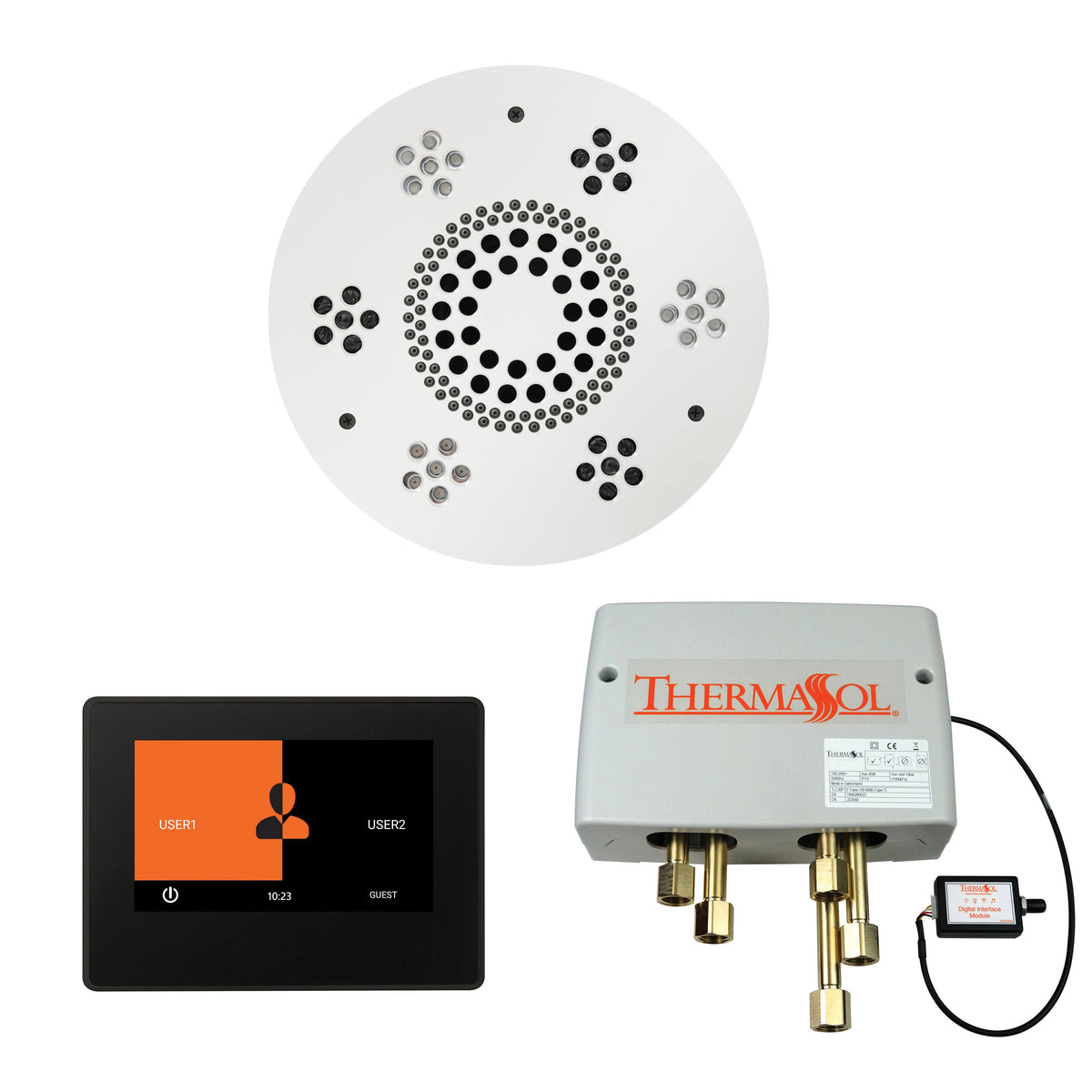 Wellness - Shower Package with Trim - Ceiling Mount - WSP7R