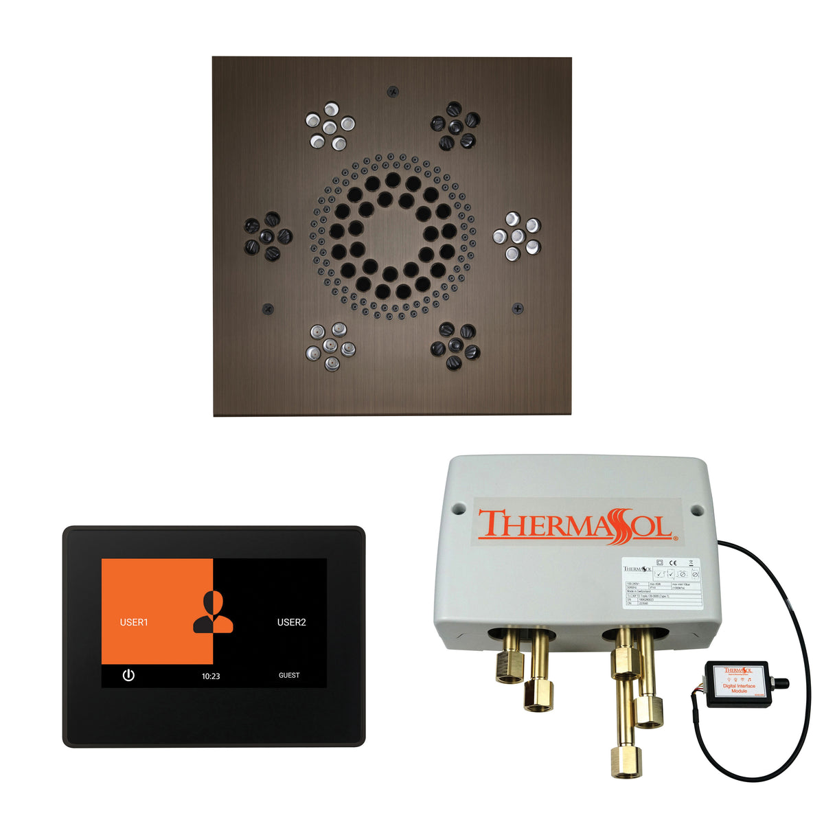 Wellness - Shower Package with Trim - Ceiling Mount - WSP7S