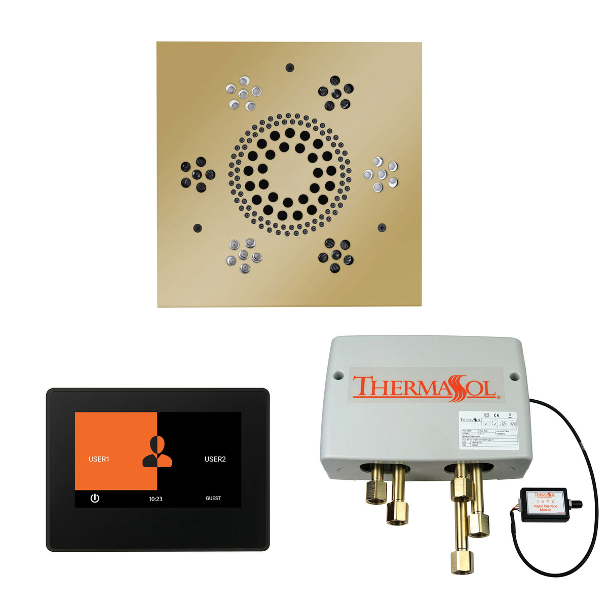 Wellness - Shower Package with Trim - Ceiling Mount - WSP7S