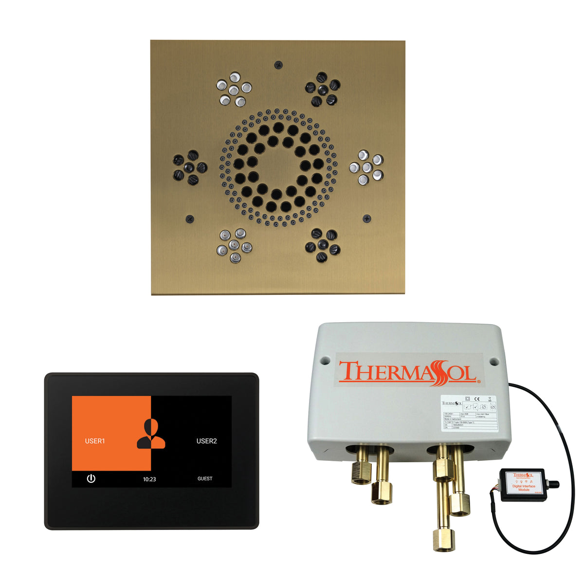 Wellness - Shower Package with Trim - Ceiling Mount - WSP7S