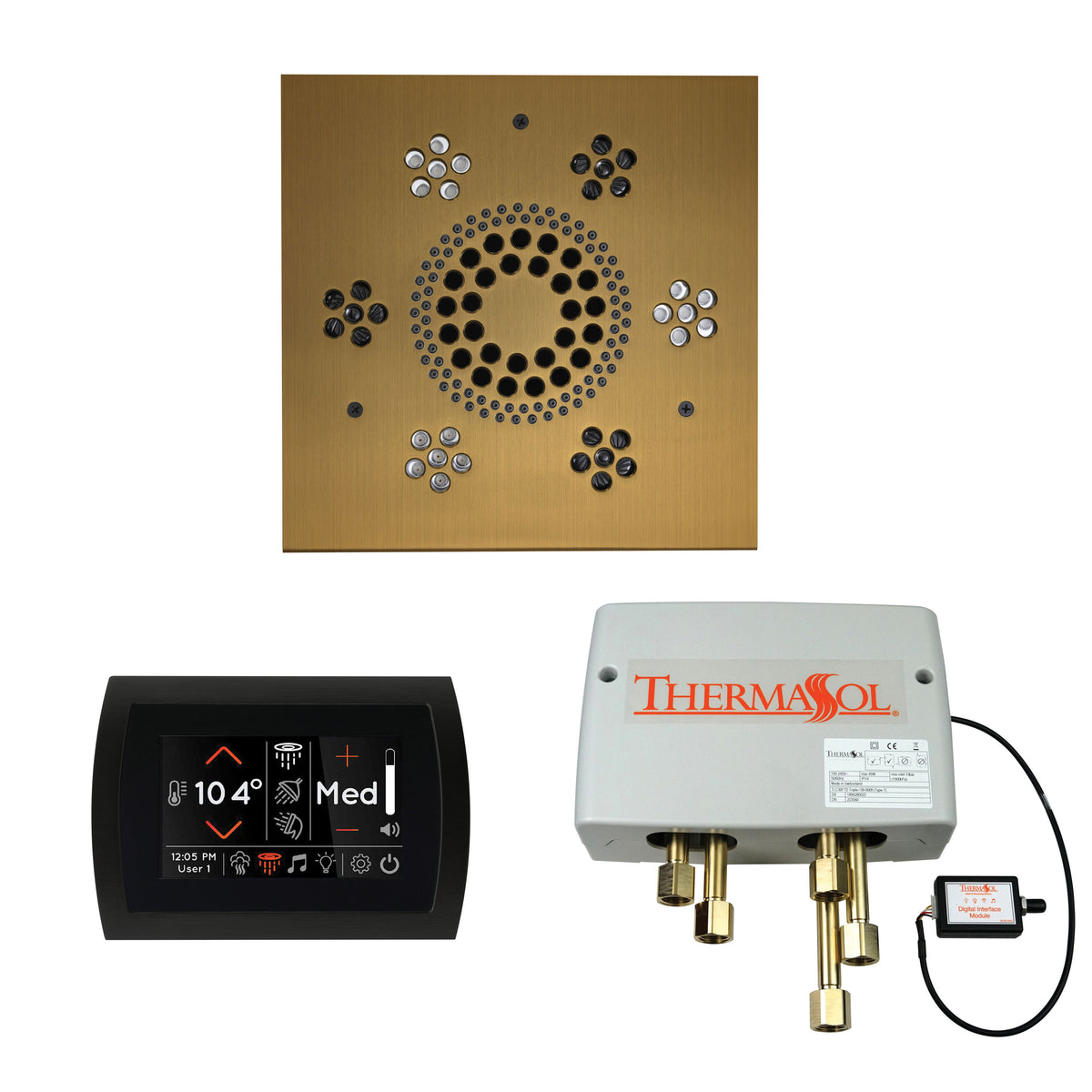 Wellness - Shower Package with Trim - Ceiling Mount
