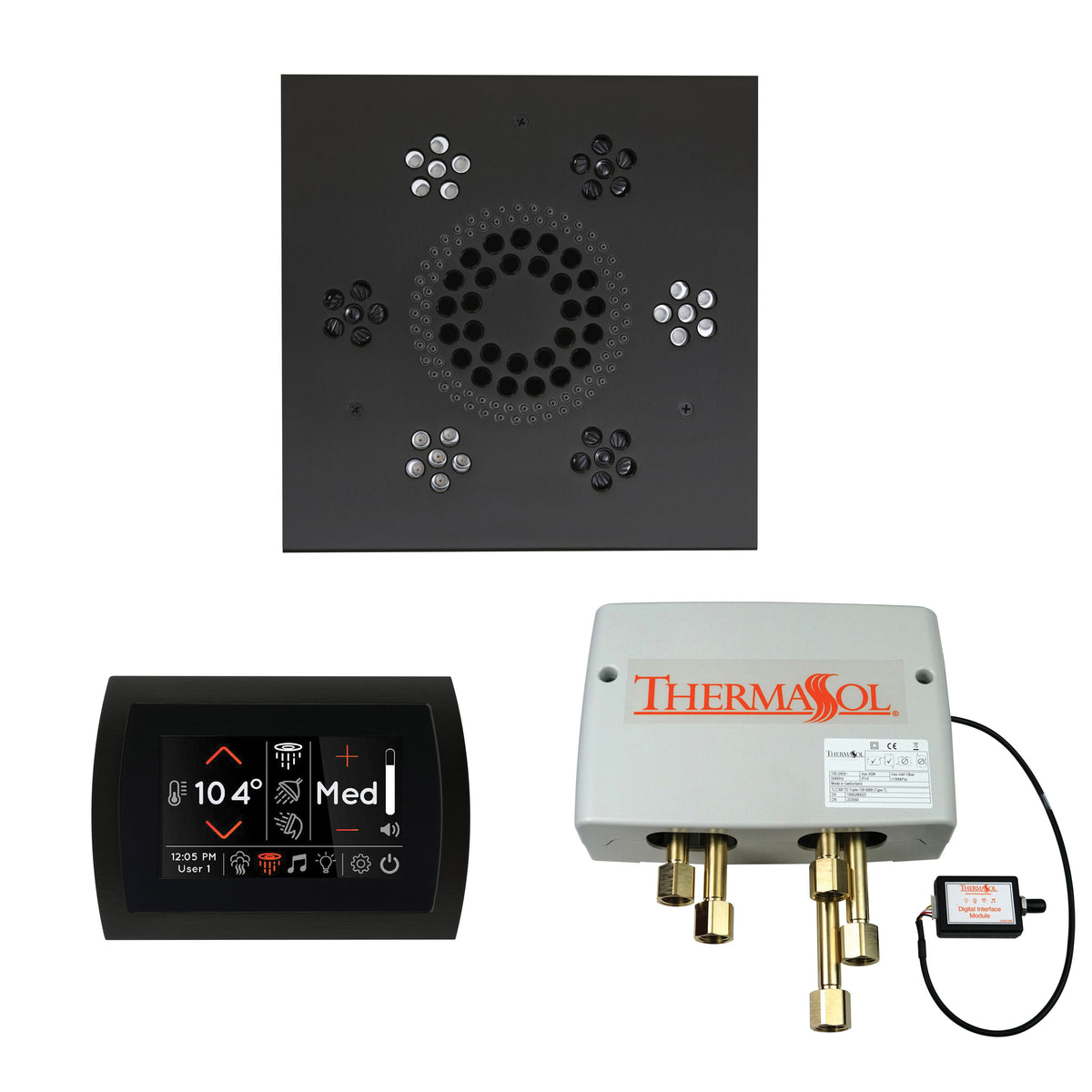 Wellness - Shower Package with Trim - Ceiling Mount
