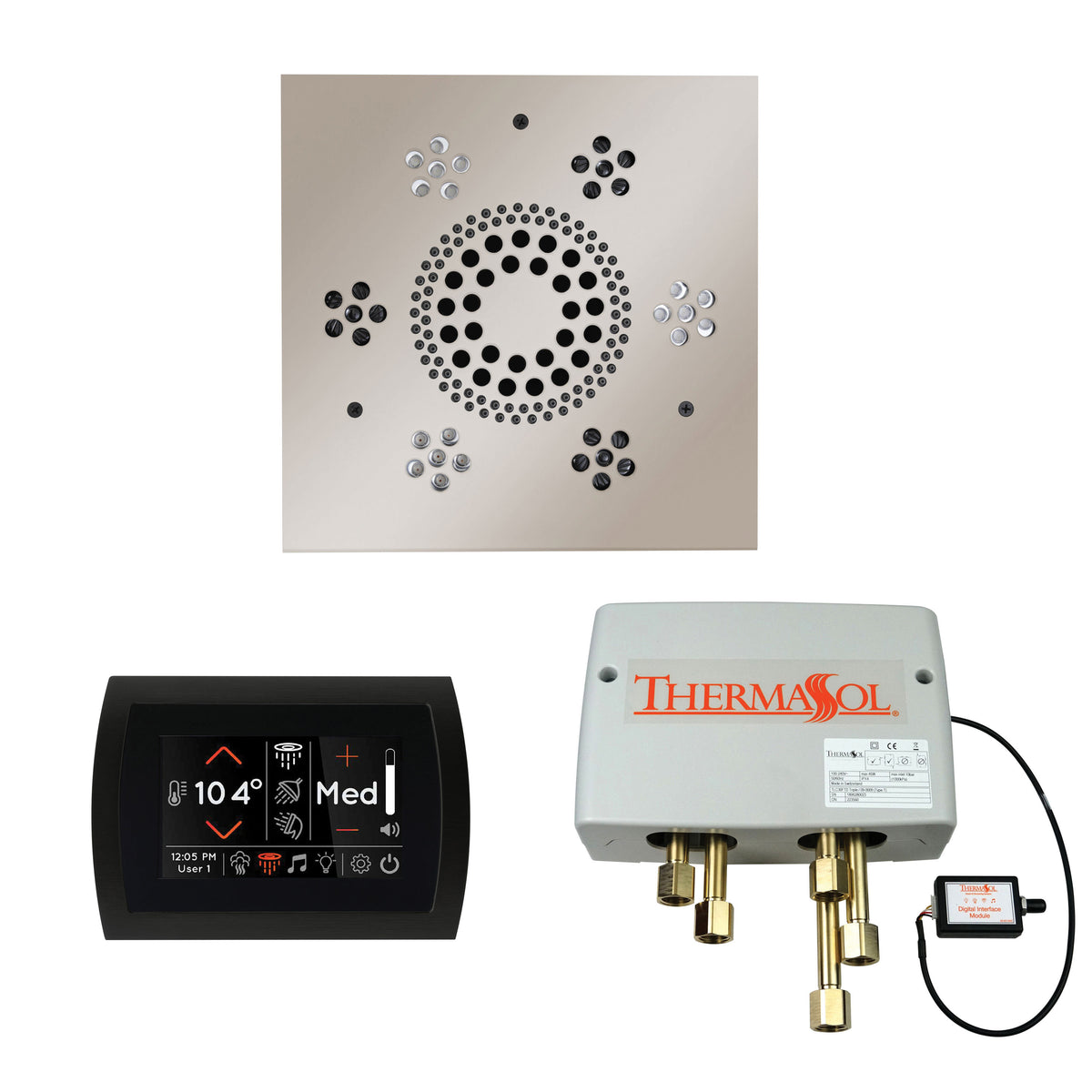 Wellness - Shower Package with Trim - Ceiling Mount