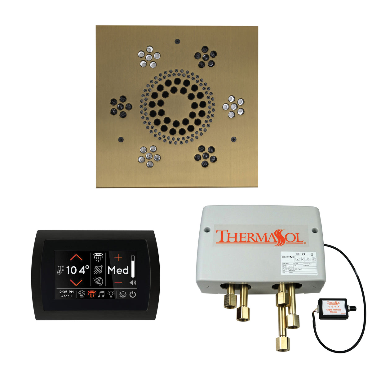 Wellness - Shower Package with Trim - Ceiling Mount
