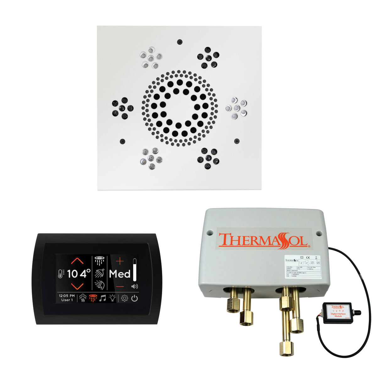 Wellness - Shower Package with Trim - Ceiling Mount