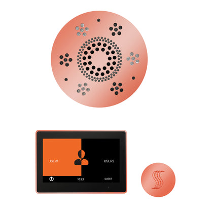 Wellness - Steam Package with Round Trim - LCD Display