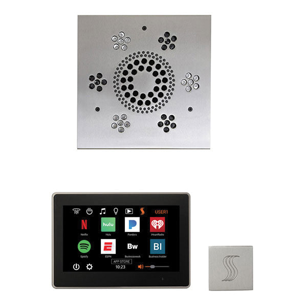 THERMASOL® WSTP10S Wellness Steam Package With Square Trim, THERMASOL® Wellness Steam Package With Square Trim, LCD Display, For Use With TFX, SSA and PRO Series Steam Generators