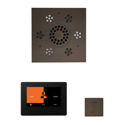 Wellness - Steam Package with Square Trim - Ceiling Mount