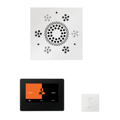 Wellness - Steam Package with Square Trim - Ceiling Mount