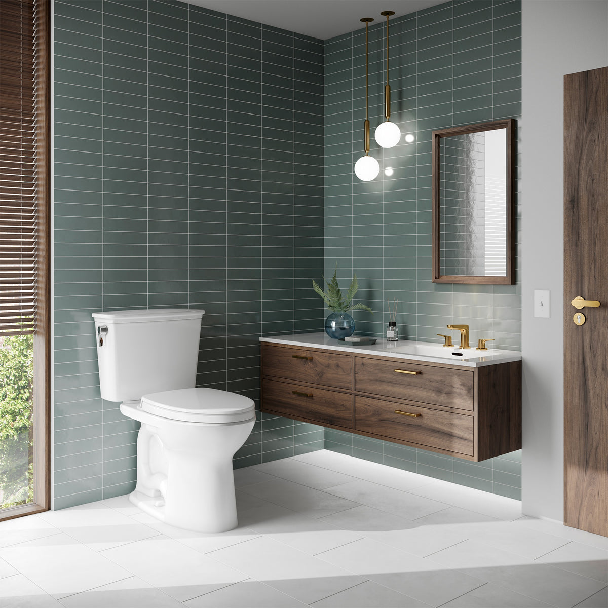 Drake - Height Transitional 2-Piece Toilet - Floor Mount