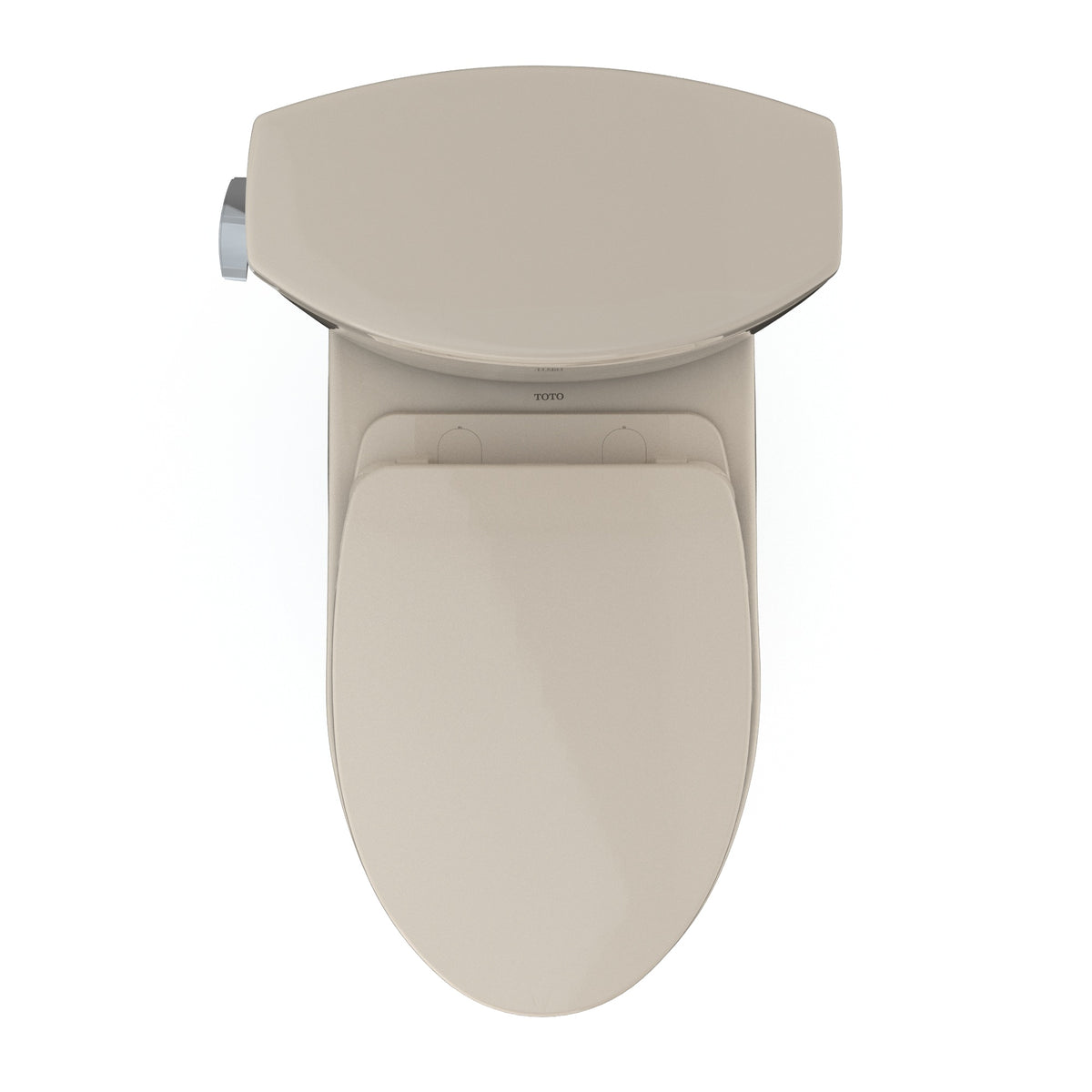 Toto® MS454124CEFG Left Universal Height 2-Piece Toilet With CEFIONTECT™ Ceramic Glaze
