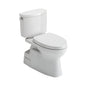 Toto® MS474124CEFG#01, Vespin® II, Elongated Bowl, 16-1/8 in H Rim, 12 in Rough-In, 1.28 gpf Flush Rate, Cotton White, Import