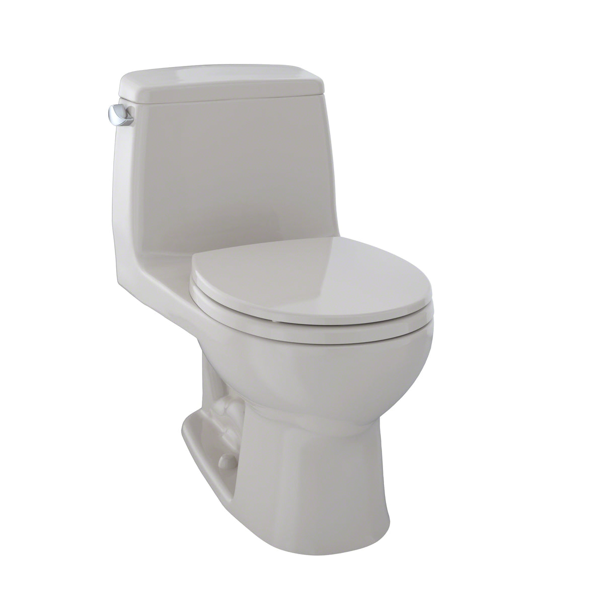 Eco Ultramax - 1-Piece Universal Height Toilet - Round