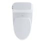Toto® MS854114EG#01 MS854114EG, Eco UltraMax®, Elongated Bowl, 15-11/16 in H Rim, 12 in Rough-In, 1.28 gpf Flush Rate, Cotton White