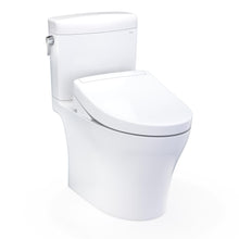 TOTO MW4363446CEMFGN#01 High-Efficiency Toilet, Aquia, Elongated Bowl, 16-1/8 in H Rim, 12 in Rough-In, 1.28 gpf, Cotton White, Import
