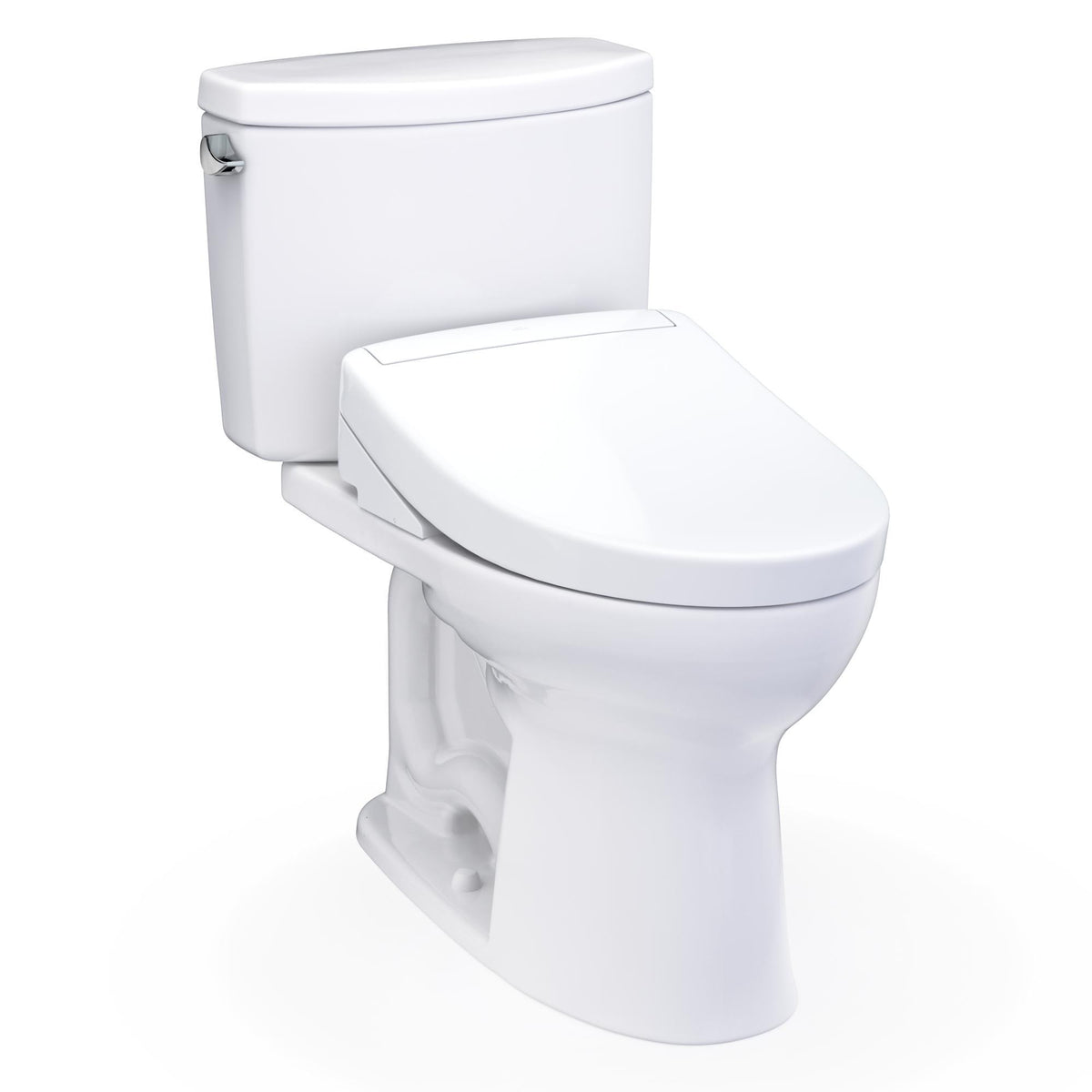 TOTO MW4543446CEFG#01 High-Efficiency Toilet, WASHLET+, Elongated Bowl, 16-1/8 in H Rim, 12 in Rough-In, 1.28 gpf, Cotton White, Import