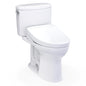 TOTO MW4543446CEFG#01 High-Efficiency Toilet, WASHLET+, Elongated Bowl, 16-1/8 in H Rim, 12 in Rough-In, 1.28 gpf, Cotton White, Import