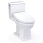 TOTO MW4943446CEMFG#01 High-Efficiency Toilet, WASHLET+, Elongated Bowl, 16-1/8 in H Rim, 12 in Rough-In, 1.28 gpf, Cotton White, Import