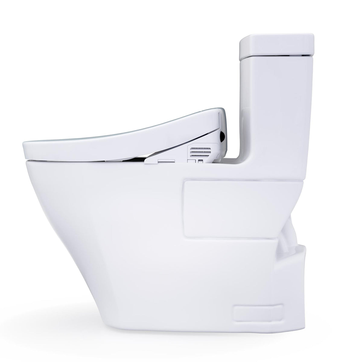Washlet+ - Toilet - 16-3/16" H Rim - Cotton White