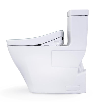 Washlet+ - Toilet - 16-3/16" H Rim - Cotton White