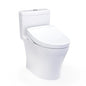 TOTO MW6463446CEMFGN#01 Toilet, WASHLET+, Elongated Bowl, 16-1/8 in H Rim, 12 in Rough-In, 1.28, 0.9 gpf, Cotton White, Import