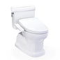 TOTO MW9743346CEFG#01 Toilet, Guinevere, Elongated Bowl, 16-1/8 in H Rim, 12 in Rough-In, 1.28 gpf, Cotton White