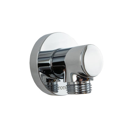 1/2" Round Hand Shower Wall Outlet - NPT x G 1/2