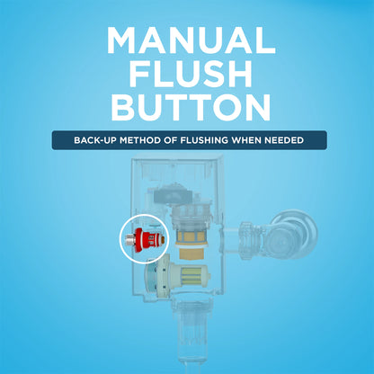 High-Efficiency Toilet Flushometer Valve - Stainless Steel